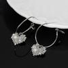 Серьги-кисточки из серебра 925 пробы для женщин, корейская мода, сетевые, универсальные, с темпераментом, простые, для простой личности, простые ушные украшения