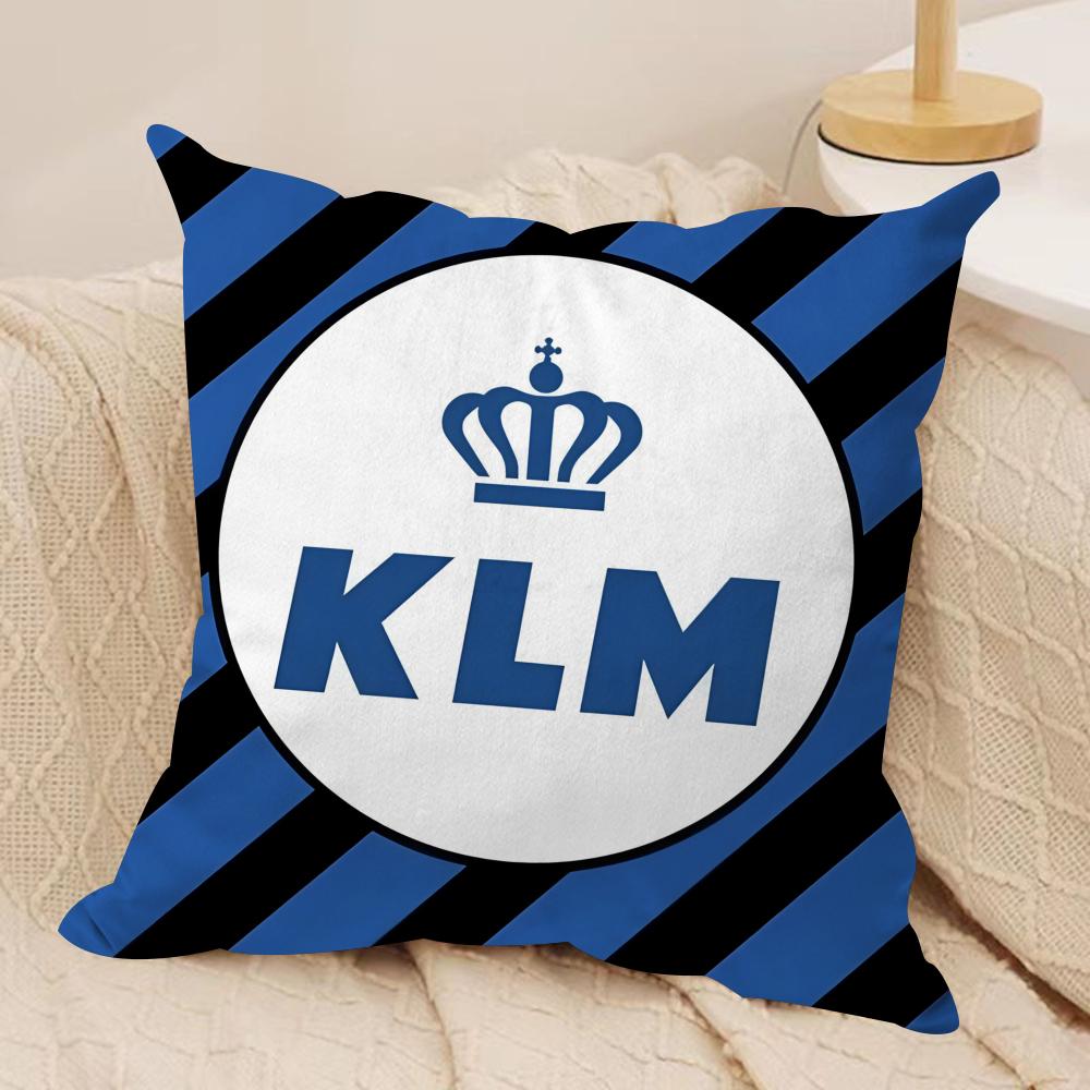 Netherlands kKlm RRoyal Cushion Cover Short plush Doublesided Print Square Throw Pillow Covers Sofa Home Cushion Decor