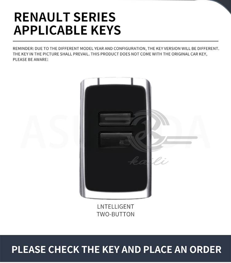 Автоматический чехол-сумка для ключей из ТПУ и цинкового сплава с логотипом Renault Duster, брелок для ключей автомобиля, металлическая оболочка для ключей автомобиля, аксессуары для декора салона автомобиля