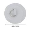 4PCS 3.1 Inch PVC Patch Lightweight Inflatable Boat D Ring Durable Kayak D Ring  for Kayak