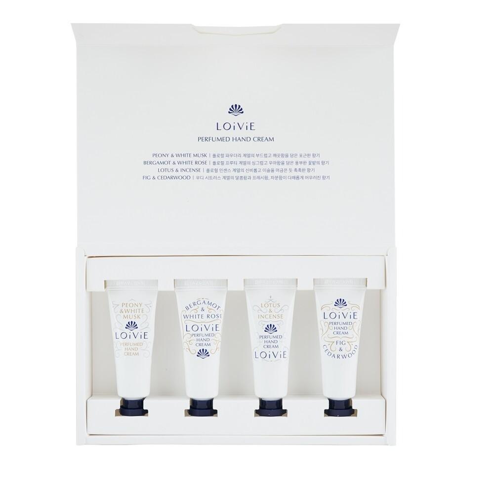 LOiViE Парфюмированный крем для рук Mini Discovery Set 10 мл*4 шт.
