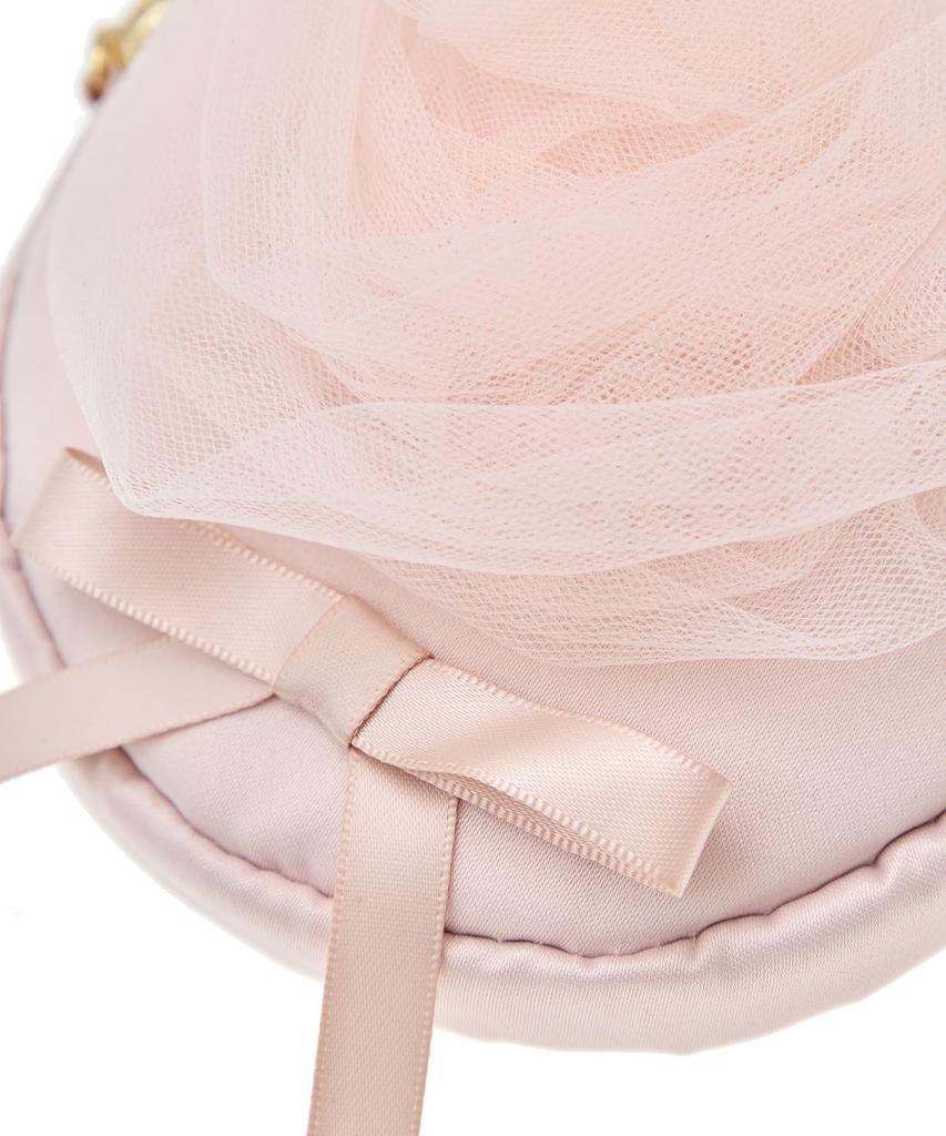 De Charm Cotton Candy Round Pouch Charm for Pink Beige [Maison Fleur] Women,