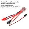 30A Bidirectional Brushed ESC for Remote Control Car Remote Control Boat with Brake Without Brake Switchable