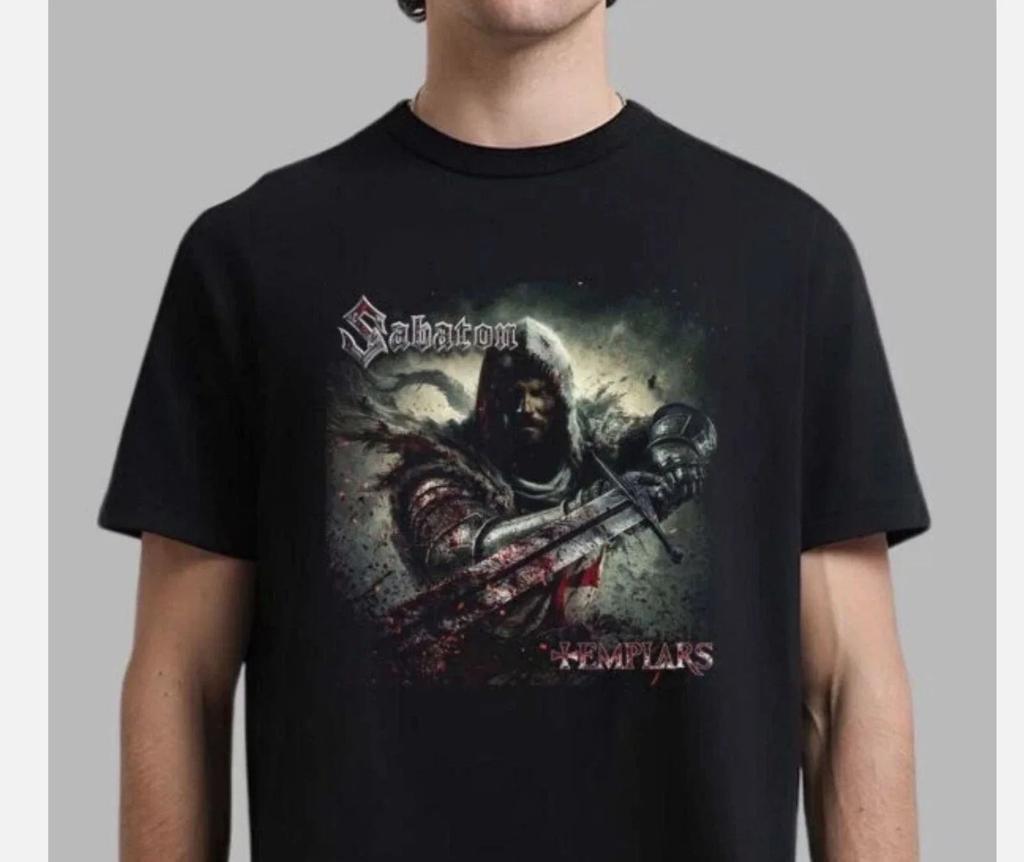 Rock Heavy Metal Tops The Sabaton Legend Tour Europe 2025 Tshirt Is A Genderfriendly Print Cotton Shortsleeved Tshirt Unisex