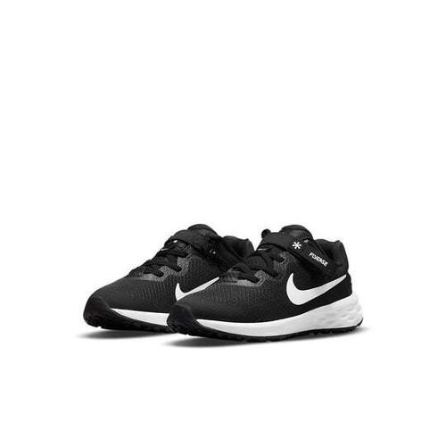 Nike Revolution 6 FlyEase PS Черный Белый DD1114-003