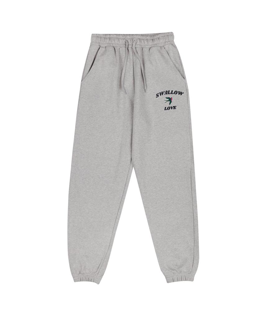 CREAM SODA LAB Swallow Love Training Jogger Pants Gray