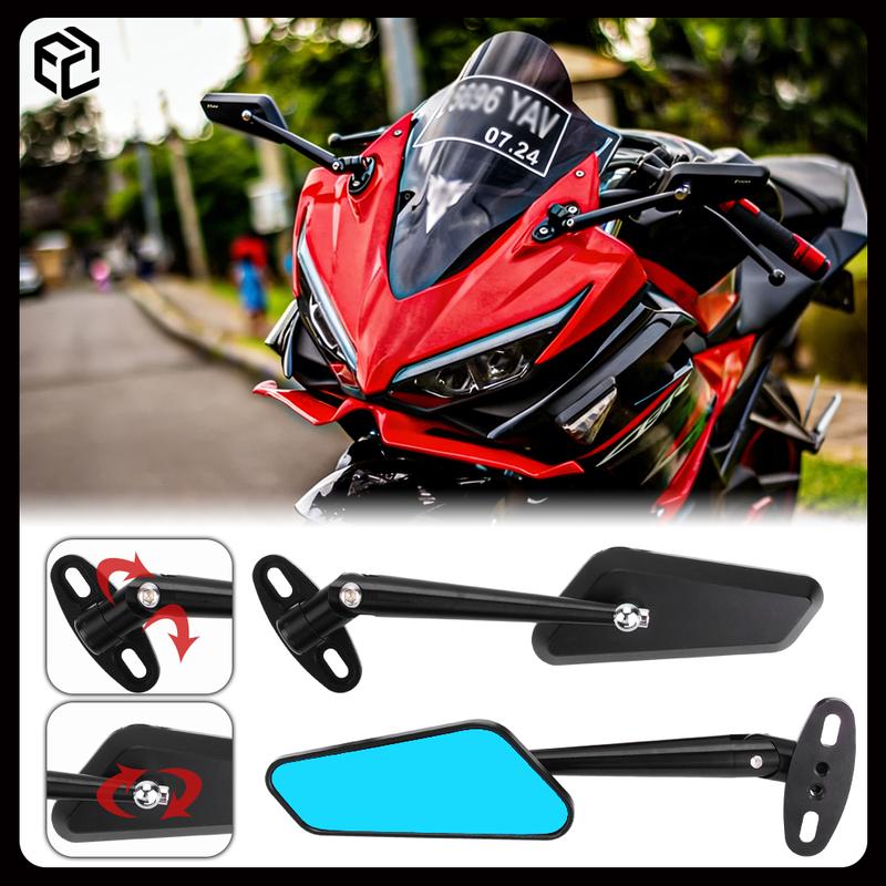Racing Motorcycle Rearview Mirror for Aprilia RS50 / RS125 / RS660 / RS457 / RSV4 Has Anti-glare Function CNC Aluminum Alloy