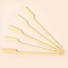 100Pcs Bamboo Skewers Wooden Cocktail Toothpicks Bamboo Paddle Picks Food Skewers Bamboo Wood Skewers Toothpicks For Snacks