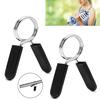 1Pair 25/28/30 Mm Barbell Clamp Spring Collar Clips Gym Weight Dumbbell Lock Standard Lifting Kit Dumbbell Fitness Body Building