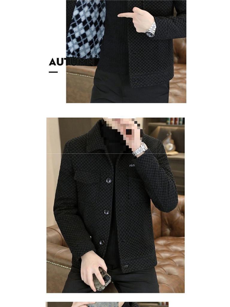 Мужская клетчатая флисовая куртка: Теплая, стильная одежда для зимы и осени