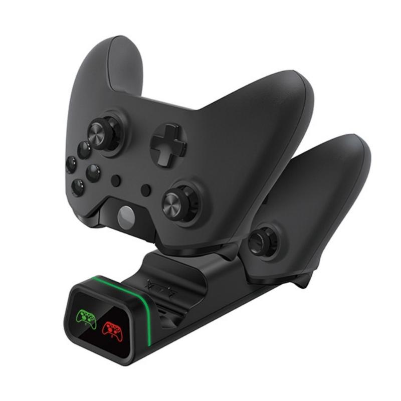 1 Set Double Controller Charging Dock Station for X1/X1S/X1X Controllers with 2pcs Rechargeable Battery Packs
