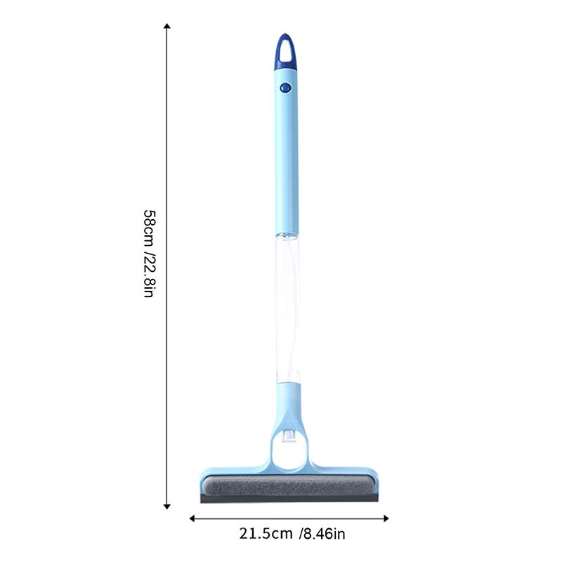 Handheld Mirror Cleaner Double-Sided Glass Scraper Household Bathroom Cleaning Tool Countertop Multifunctional Scraper