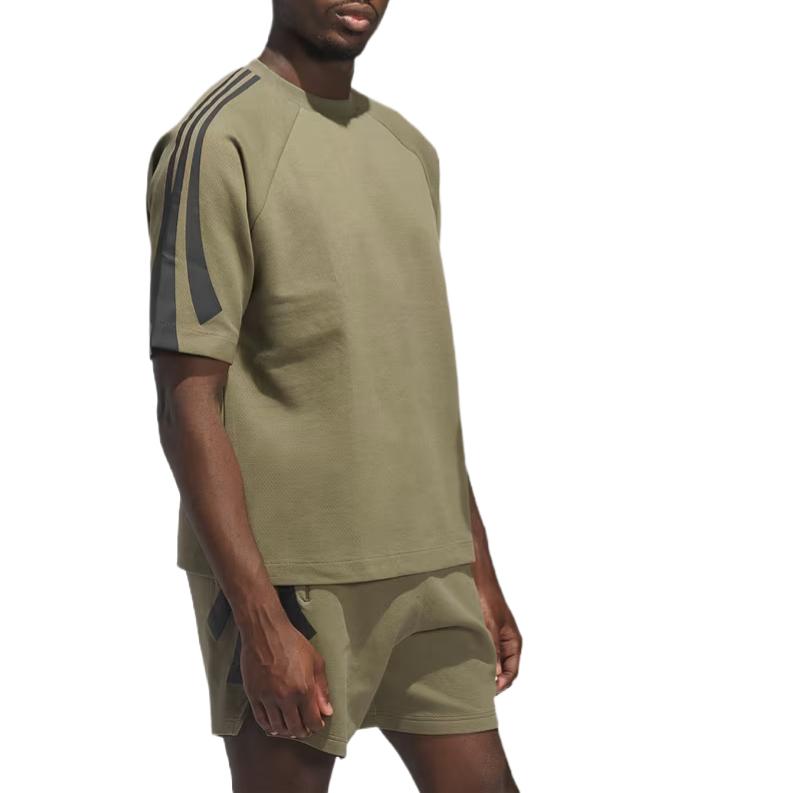 adidas Удобная Модная Трендовая Минималистичная Футболка с Коротким Рукавом Унисекс Топы JN3975