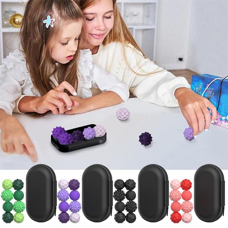 4/8 шт. Силиконовые магнитные игрушки, сенсорные игрушки-непоседы, снятие стресса, тревога, аутизм, развивающие игрушки GZW