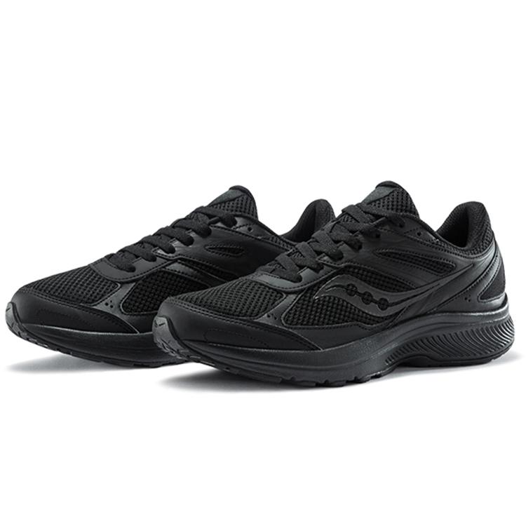 SAUCONY Cohesion 14 Устойчивые к скольжению и истиранию Низкие беговые кроссовки Женские Черные S10628-5(M)