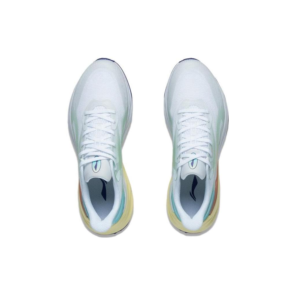 Кроссовки мужские Li Ning Yuedong 2.0 с амортизацией, нескользящие, износостойкие, с низким верхом, белые, синие ARST027-1