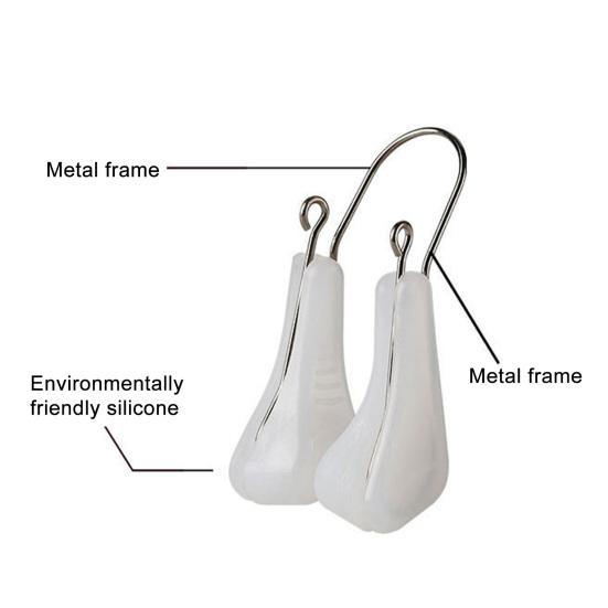 Носовой зажим, легко чистится, мягкий материал, удобный, профессиональный, легкий, косметический аксессуар, силиконовый, ночной сон, носовой зажим для девочки
