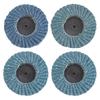 10 шт. 2-дюймовые лепестковые диски, устойчивые к истиранию, гладкие шлифовальные стабильные шлифовальные круги 40/60/80/120, угловая шлифовальная машина
