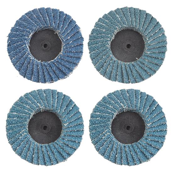 10 шт. 2-дюймовые лепестковые диски, устойчивые к истиранию, гладкие шлифовальные стабильные шлифовальные круги 40/60/80/120, угловая шлифовальная машина