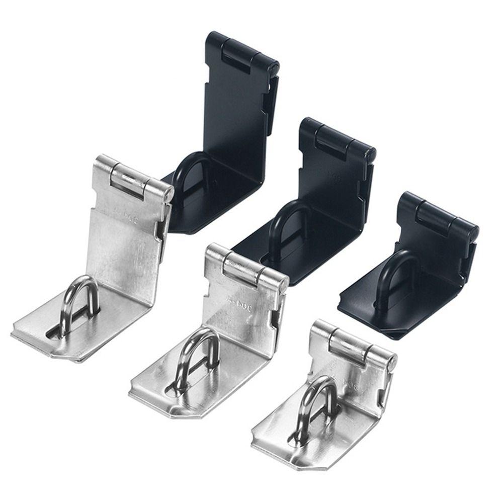 Household Padlock Clasp Stainless Steel Right Angle Buckle New 90 Degree Lock Catch Windows Door
