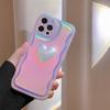 Чехол для телефона Super Fairy Laser Love 3D для Iphone15 14 13 12 11 Pro Max XS X XR, модные новые товары