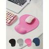 1pc Silicone Comfortable Thickened Anti-Slip Wrist Rest Mouse Pad With 3D Stereo Effect, Suitable For Office