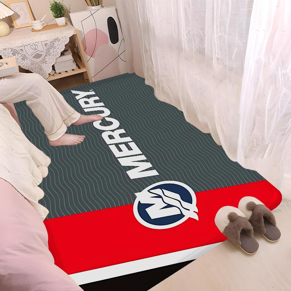 Mercury Racing Door Mat Washable Non-Slip Living Room Sofa Chairs Area Mat Kitchen Welcome Doormat