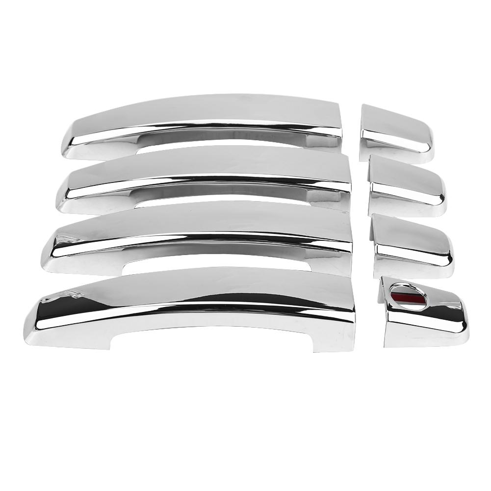 8 pcs Car Electroplating Door Handle Cover Trim for 2008-2016