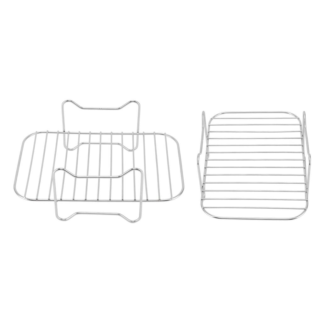 Fryer Stainless Steel Rack Fryer Accessories Multi Purpose Grilling Holder Outdoor BBQ Tools