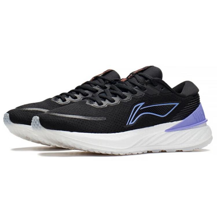 Li Ning YueYing 2.0 Поддерживающая амортизация Низкие беговые кроссовки Женские Черные ARHS022-3