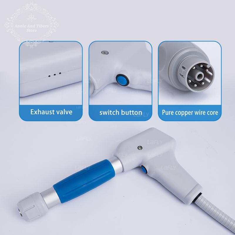 Extracorporal Shock Wave Device Pain Therapy Physiotherapy Pneumatics Shockwave for Relaxation Treatment Body Relax Massager Q80