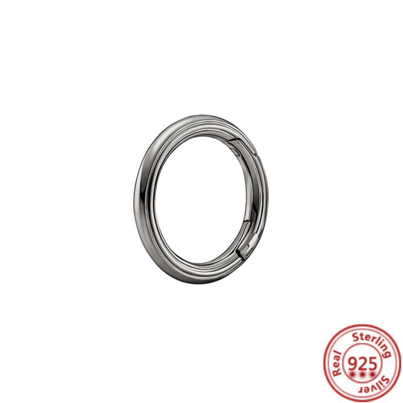 Кольцо Me из стерлингового серебра 925 пробы с круглым разъемом, двойной браслет, подходит для оригинального браслета-цепочки Me Link, ювелирные изделия