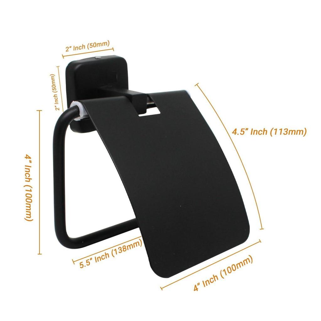 Держатель для туалетной бумаги для ванной комнаты – Настенный держатель для салфеток из нержавеющей стали, устойчивый к ржавчине, держатель для туалетной бумаги | Современный и прочный дизайн