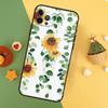 Чехол для телефона с подсолнухом для iPhone 17 17Air 16 16E 15 14 13 12 11 Pro Max 12 13 Mini Ударопрочный чехол
