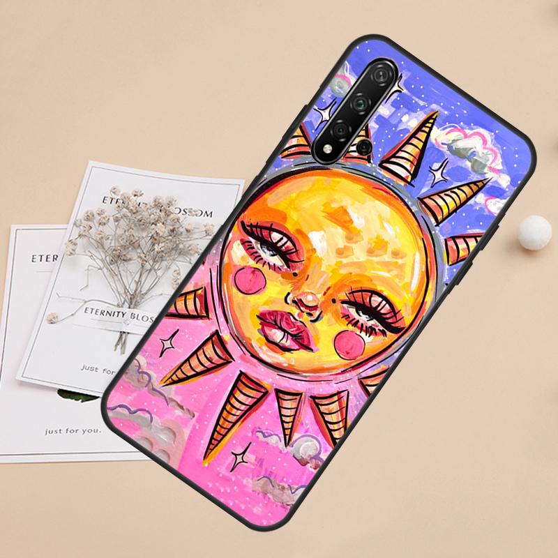 Indie Kids Aesthetic Hippie Acid Trip For Huawei Nova 10 9 SE 3i 7i 8i 11i 12i Y60 Y61 Y70 Y72 Y73 Y90 Y91 P20 P40 P30 Lite Case