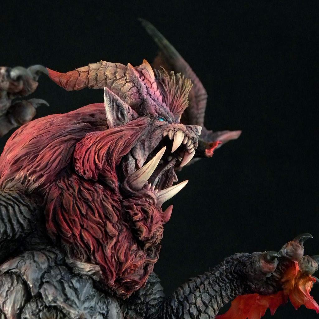Capcom Monster Hunter Capcom Figure Builder Model Flame King Dragon Theo Tescatl Reprint Edition В310 x Ш235 x Г230 мм Приблизительные размеры создателя.