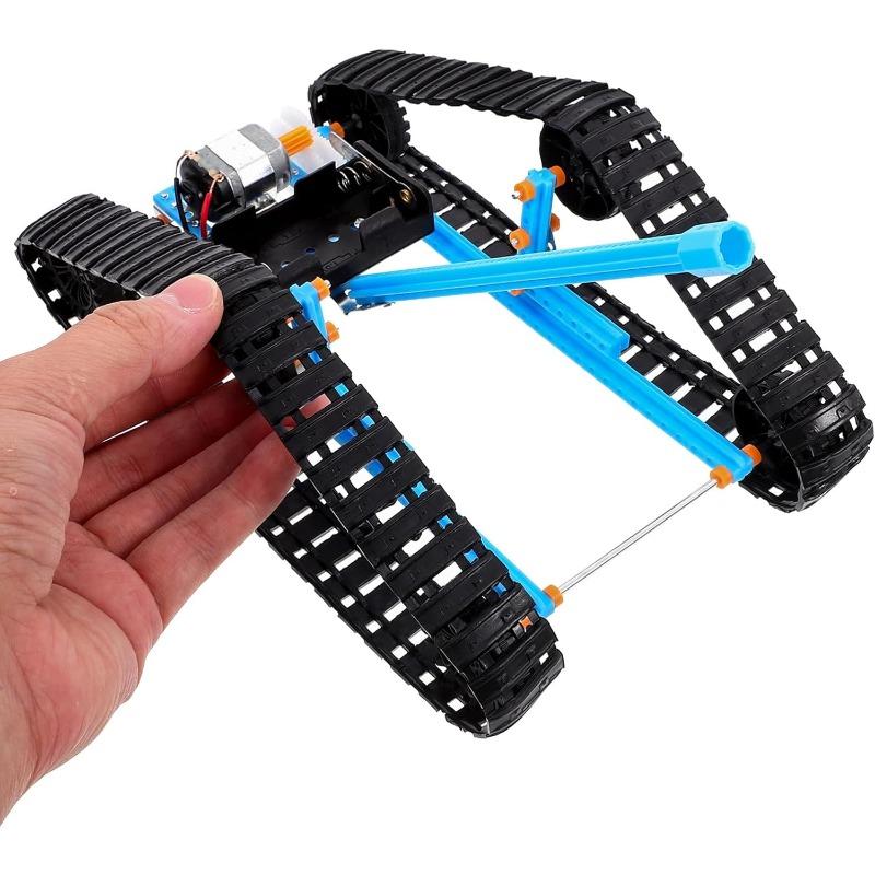 Набор для самостоятельной сборки модели гусеничной машины для научных проектов, образовательное учебное пособие, модель танка для экспериментов в классе и учебных экспозиций для коллекционирования