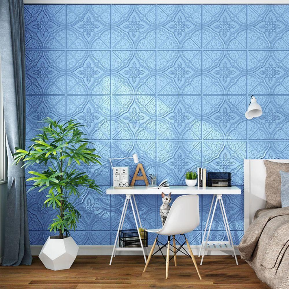 Звукоизоляция стерео наклейки на стену 35*35 см самоклеящиеся обои для гостиной спальни