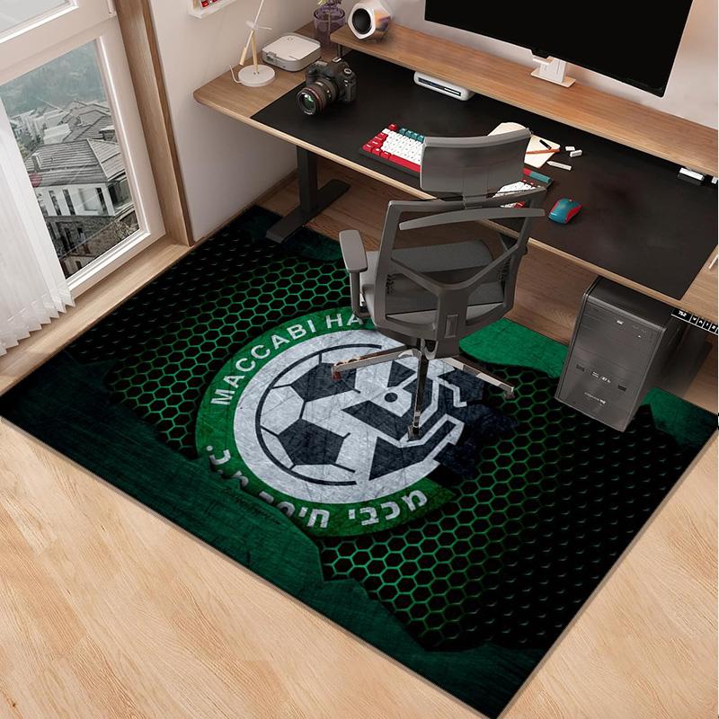 Losc Football Crest Carpet, Chair Rug,Rug for Office Bedroom living rooms, Doormat decor Fan Gift Christmas Gift