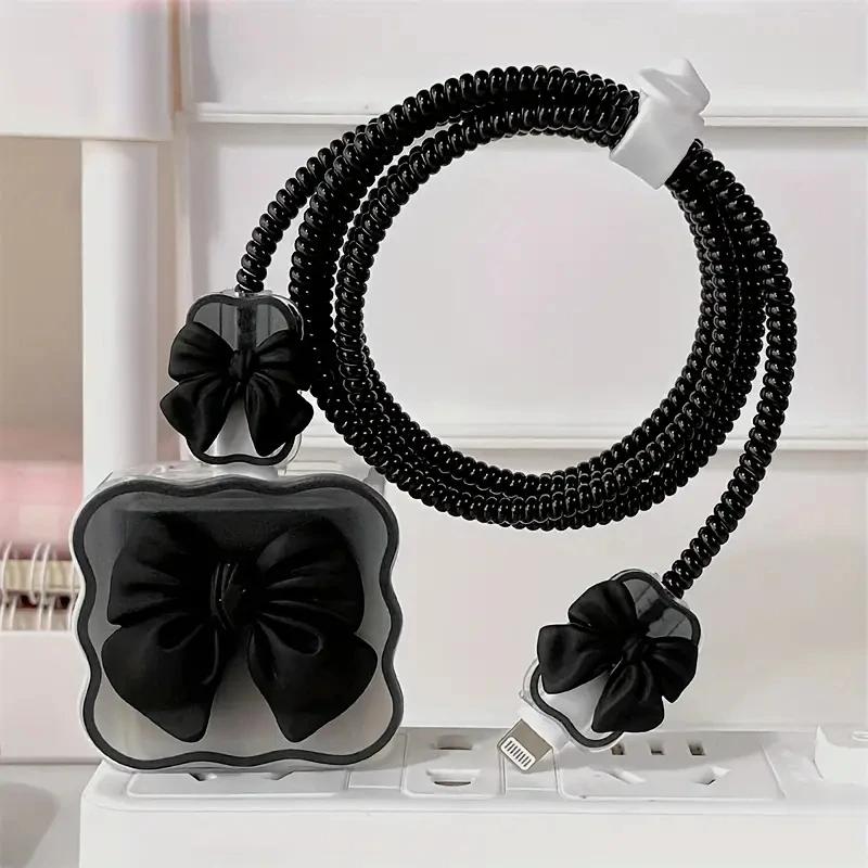 3D розовый цветок кабель зарядное устройство защитный чехол для iPhone 15 14 13 Pro Max 18W 20W зарядное устройство новый Data Line защитный чехол