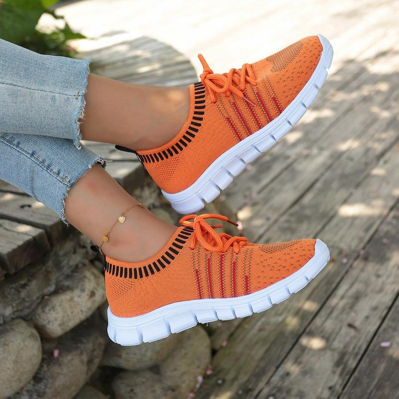 Женские модные сетчатые повседневные лоферы на плоской подошве, спортивные кроссовки, новые летние дышащие кроссовки для бега, походов