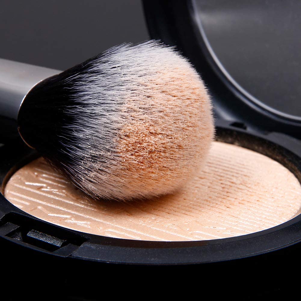 DUcare Face Brush Foundation Concealer Powder and Blush Made with premium Soft and easy to hold Popular brushes in 3-Piece Set Brush, Brush, Brush,