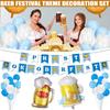 Набор украшений Октоберфеста Bayrische Wimpel Girlande Banner Luftballon Für Party