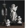 Simple Angel Decoration Living Room Bedroom Decoration Crafts Resin Soft Decoration Study Children's Room Small Decoration