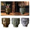 Кашпо в виде головы Будды Контейнер для растений и цветов Подарок на новоселье Коллекционный Будда
