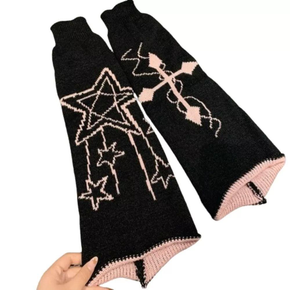 Lolita Knitted Wide Leg Hosiery Y2K Leg Warmers Fashion Calf Sleeves