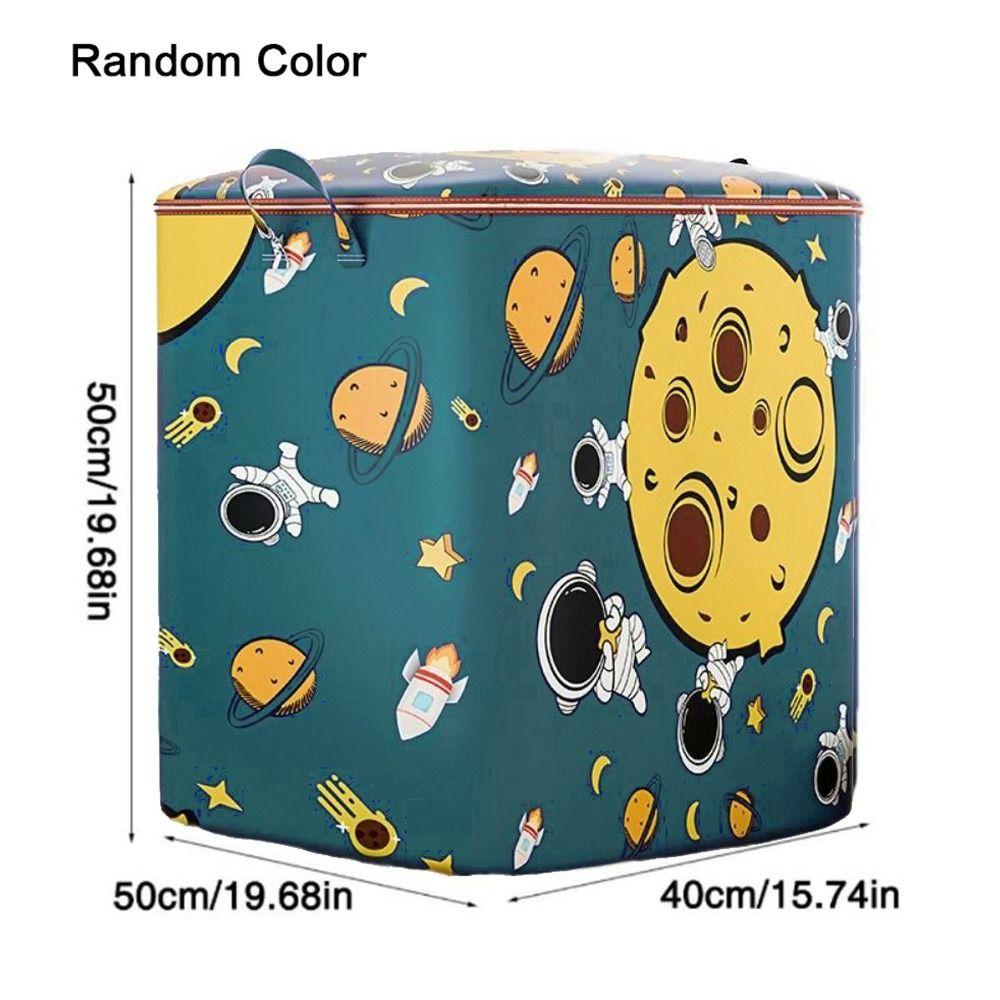 Large Capacity Foldable Storage Bag Non-woven Fabric Luggage Moving Bag Household