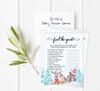Inkdotpot 50 BabyA AlphabetA ABCA GameA Winter Jungle Theme Baby Shower Game Gender Neutral Party