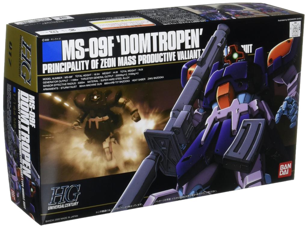 Костюм HGUC Domtropen Gundam 0083 STARDUST 1/144 MS-09F (Мобильная ПАМЯТЬ)