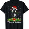 Killer Whale Lover Matching Santa Hat Killer Whale Christmas T-Shirt